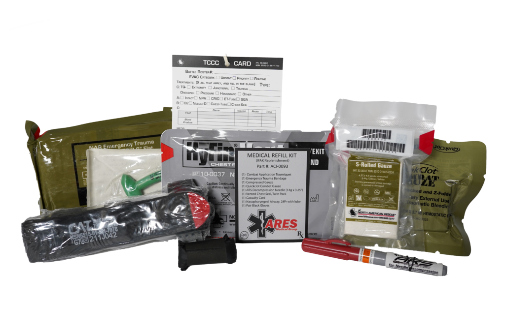 Trauma Kit 実物 IFAK 2セット IFAK Replenishment Module – CAT – Ares Medical Group