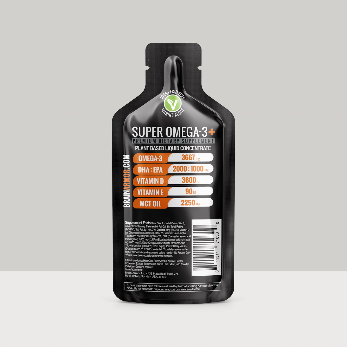 Brain Armor Formulated Brain Health Professional Strength - .34 fl oz (10ml) (Pack of 50) - Image 2