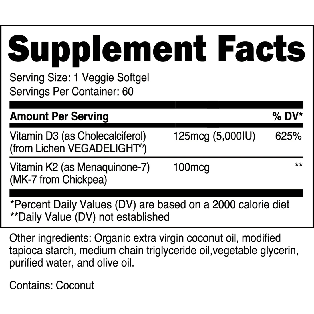 VIT-D3 PLUS K2 60's - Image 2