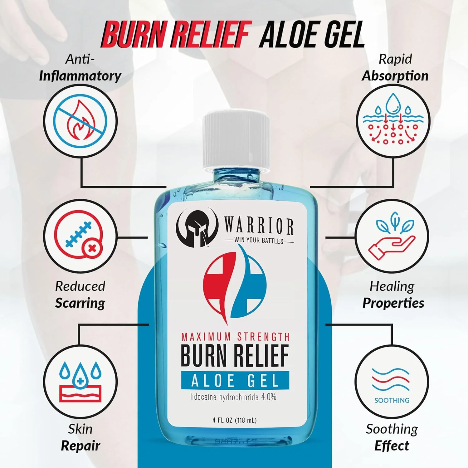 MAXIMUM STRENGTH BURN RELIEF ALOE GEL CS/12 - Image 3