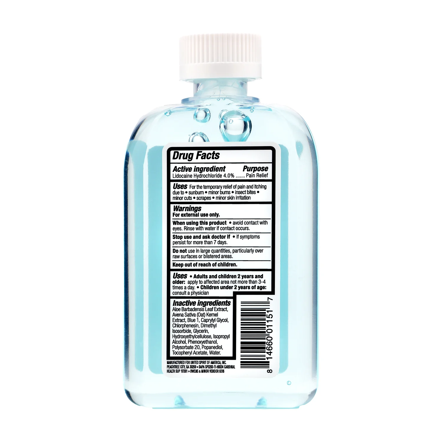 MAXIMUM STRENGTH BURN RELIEF ALOE GEL CS/12 - Image 2