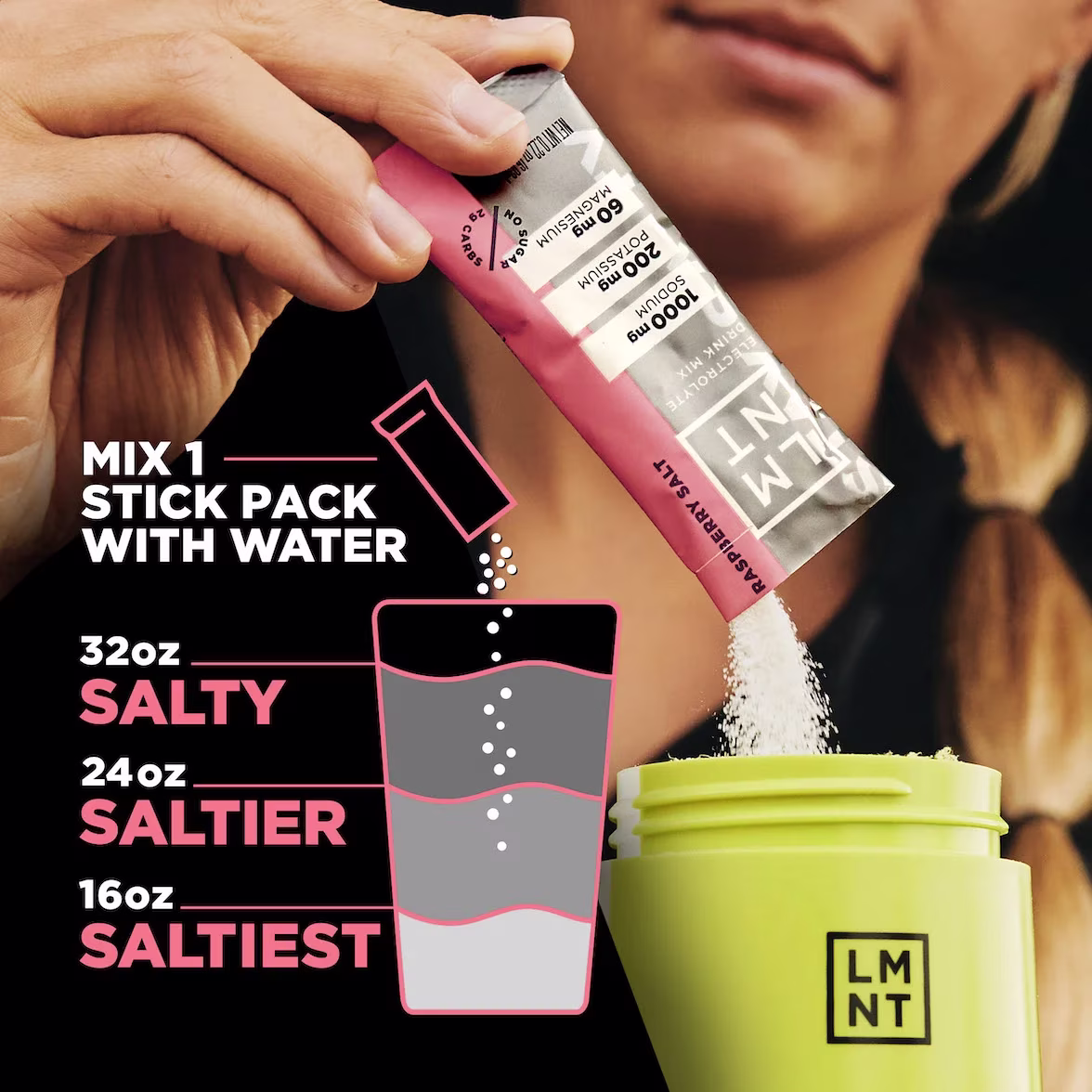 LMNT REPLENISHMENT SOLUTION 6G 30'S RASPBERRY SALT - Image 5