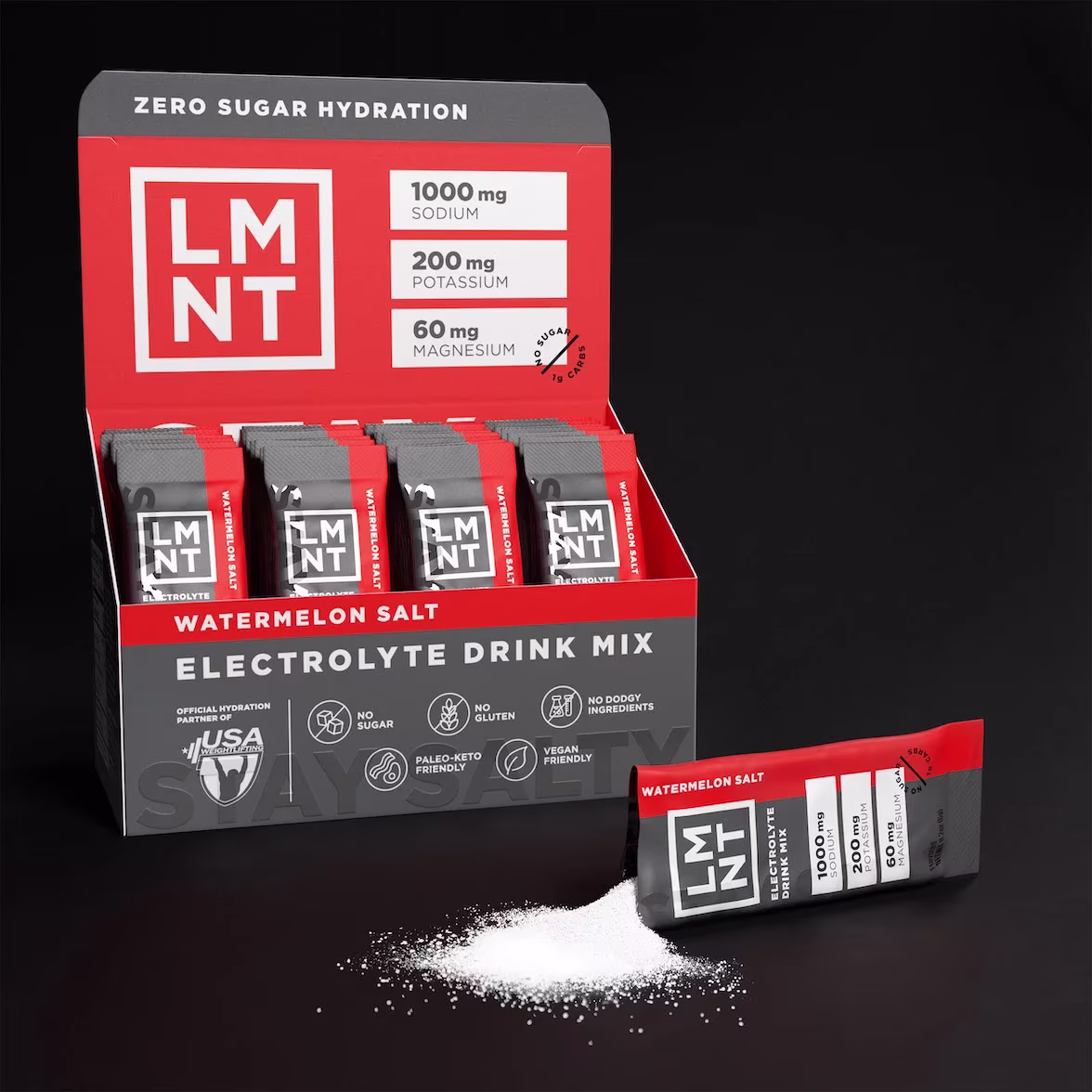 LMNT REPLENISHMENT SOLUTION 6G 30'S WATERMELON SALT - Image 3